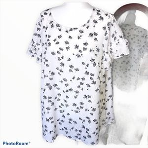 Lane Bryant Stylish Ruffled Sleeve Blouse